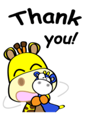 Ginger The Giraffe sticker #1511434