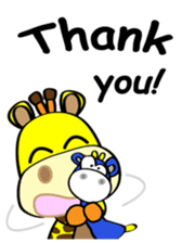 Ginger The Giraffe sticker #1511434