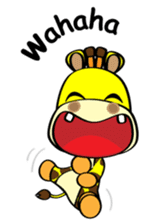 Ginger The Giraffe sticker #1511435