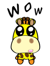 Ginger The Giraffe sticker #1511438