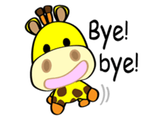 Ginger The Giraffe sticker #1511439