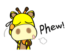 Ginger The Giraffe sticker #1511444