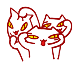 Hanko cats sticker #1512103