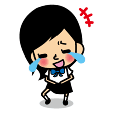 Female high school student "Satchan" sticker #1512168