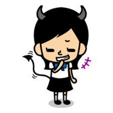 Female high school student "Satchan" sticker #1512171
