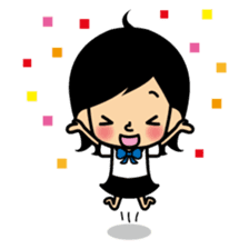 Female high school student "Satchan" sticker #1512173