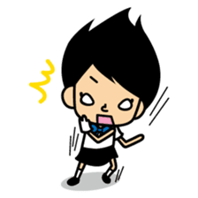 Female high school student "Satchan" sticker #1512175