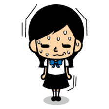 Female high school student "Satchan" sticker #1512176