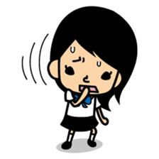 Female high school student "Satchan" sticker #1512177