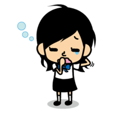 Female high school student "Satchan" sticker #1512180