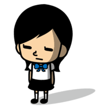 Female high school student "Satchan" sticker #1512181