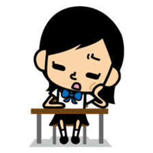 Female high school student "Satchan" sticker #1512183