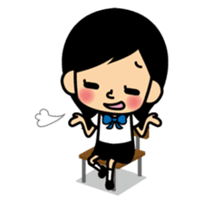 Female high school student "Satchan" sticker #1512184