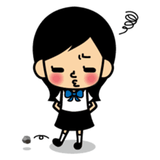 Female high school student "Satchan" sticker #1512188