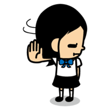 Female high school student "Satchan" sticker #1512192