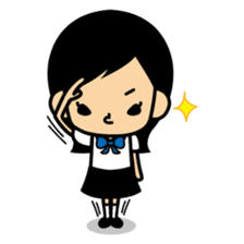 Female high school student "Satchan" sticker #1512194