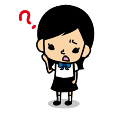 Female high school student "Satchan" sticker #1512195