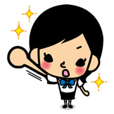 Female high school student "Satchan" sticker #1512197