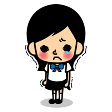 Female high school student "Satchan" sticker #1512198