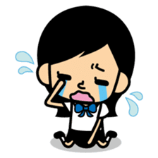 Female high school student "Satchan" sticker #1512199