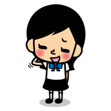 Female high school student "Satchan" sticker #1512202