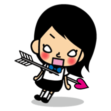 Female high school student "Satchan" sticker #1512203