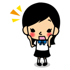 Female high school student "Satchan" sticker #1512205
