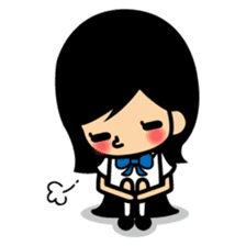 Female high school student "Satchan" sticker #1512206