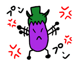 Ms.Eggplant sticker #1512228