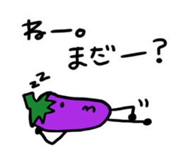 Ms.Eggplant sticker #1512242