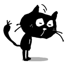 Black cat "Matton" Part2 English ver. sticker #1512610