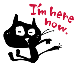 Black cat "Matton" Part2 English ver. sticker #1512611