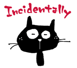 Black cat "Matton" Part2 English ver. sticker #1512613