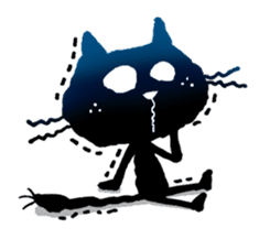 Black cat "Matton" Part2 English ver. sticker #1512614