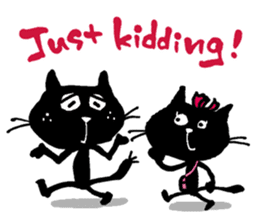 Black cat "Matton" Part2 English ver. sticker #1512615