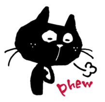 Black cat "Matton" Part2 English ver. sticker #1512620