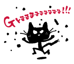 Black cat "Matton" Part2 English ver. sticker #1512621