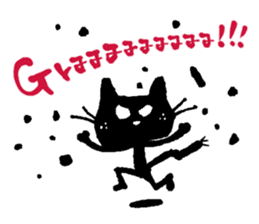 Black cat "Matton" Part2 English ver. sticker #1512621