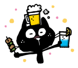 Black cat "Matton" Part2 English ver. sticker #1512624