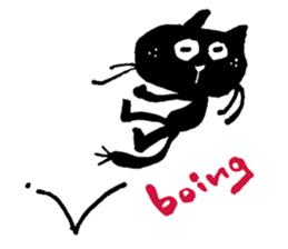 Black cat "Matton" Part2 English ver. sticker #1512625