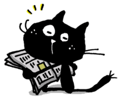 Black cat "Matton" Part2 English ver. sticker #1512628