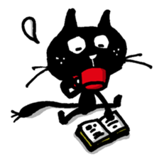 Black cat "Matton" Part2 English ver. sticker #1512629