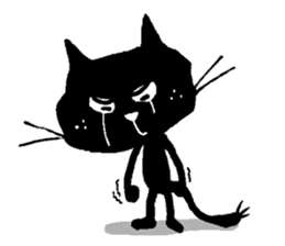 Black cat "Matton" Part2 English ver. sticker #1512633