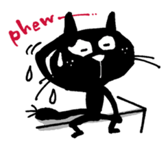 Black cat "Matton" Part2 English ver. sticker #1512638