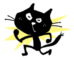 Black cat "Matton" Part2 English ver. sticker #1512639