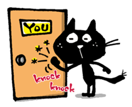 Black cat "Matton" Part2 English ver. sticker #1512641