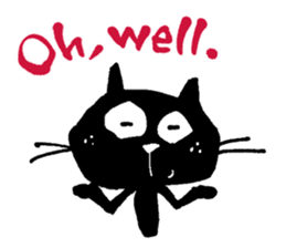 Black cat "Matton" Part2 English ver. sticker #1512643