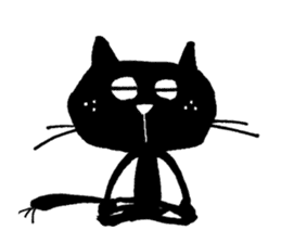 Black cat "Matton" Part2 English ver. sticker #1512645