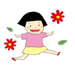 Boobbed hair sticker #1512957