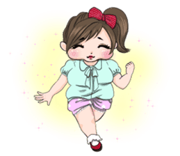 Kawaii Chubby Girl sticker #1513733